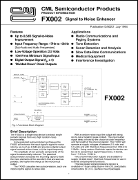 FX002J Datasheet