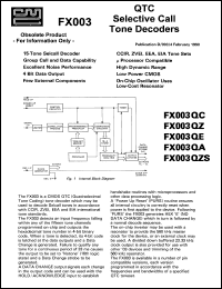 FX202QZSK Datasheet