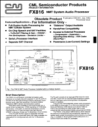 FX816J Datasheet