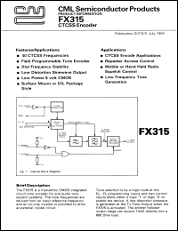 FX315J Datasheet