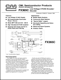 FX365ALS Datasheet