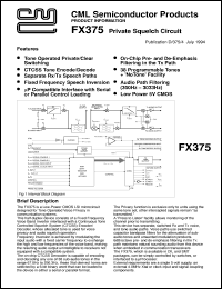 FX375J Datasheet
