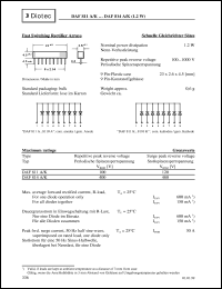 DAF811A/K Datasheet