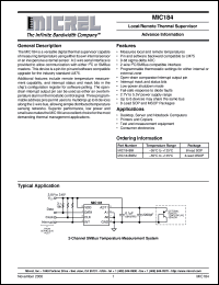MIC184BMM Datasheet