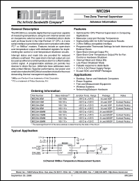 MIC284-1BM Datasheet