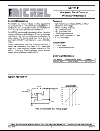 MIC2141-BM5 Datasheet