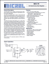 MIC2178-5.0BWM Datasheet