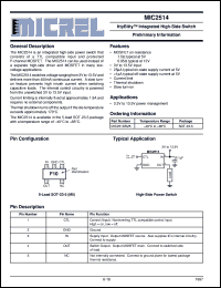 MIC2514BM5 Datasheet
