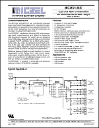 MIC2527-2BWM Datasheet