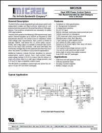 MIC2526-1BM Datasheet