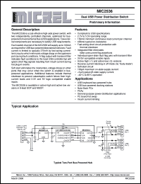 MIC2536-2BMM Datasheet