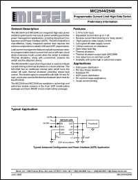 MIC2544-1BMM Datasheet