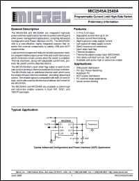 MIC2545A-1BN Datasheet