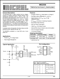 MIC2550BTS Datasheet