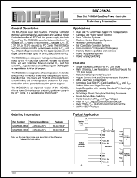 MIC2563A-0BSM Datasheet