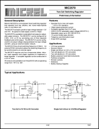 MIC2570-1BM Datasheet
