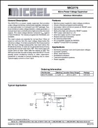 MIC2775-XXBM5 Datasheet