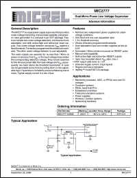 MIC2777-XXBM5 Datasheet