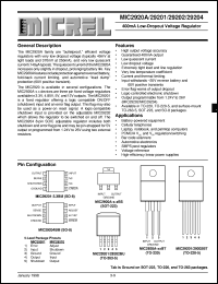 MIC2920A-5.0BS Datasheet