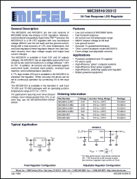 MIC29310-5.0BT Datasheet