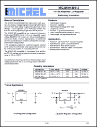 MIC29510-5.0BT Datasheet