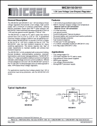 MIC39151-1.8BU Datasheet