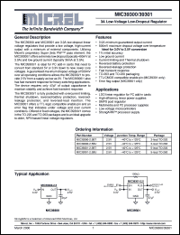 MIC39301-2.5BU Datasheet