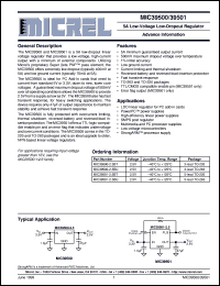 MIC39501-2.5BT Datasheet
