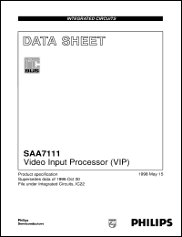SAA7111WP/01 Datasheet