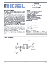 MIC502 Datasheet