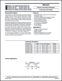 MIC5237-3.3BU Datasheet