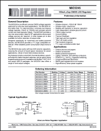 MIC5245-2.5BM5 Datasheet