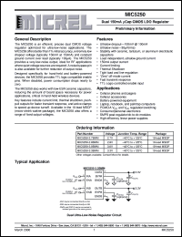 MIC5250-2.8BMM Datasheet
