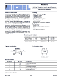 MIC5270-5.0BM5 Datasheet