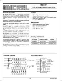 MIC5891BWM Datasheet