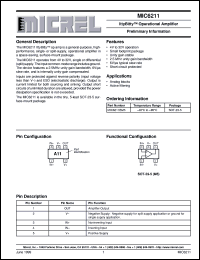 MIC6211BM5 Datasheet