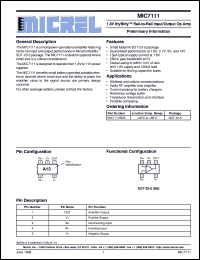 MIC7111BM5 Datasheet