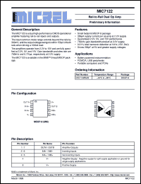 MIC7122BMM Datasheet
