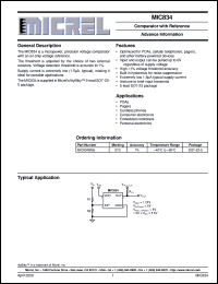 MIC834BM5 Datasheet