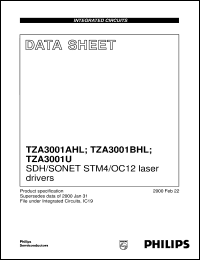 TZA3001BHL/C1 Datasheet