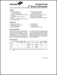 HT12A Datasheet