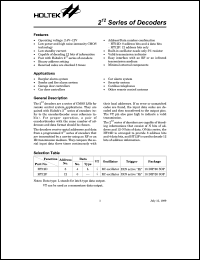 HT12D Datasheet