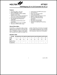 HT1621 Datasheet