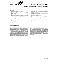 HT48C50-1 Datasheet