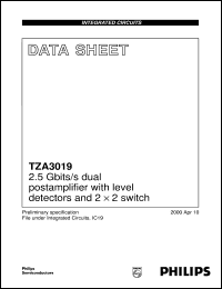 TZA3019BVH Datasheet