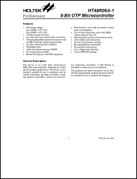 HT48R06A-1 Datasheet