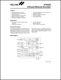 HT6230 Datasheet