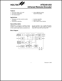 HT6240-002 Datasheet