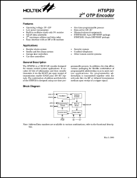 HT6P20 Datasheet
