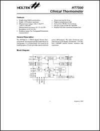 HT7500 Datasheet